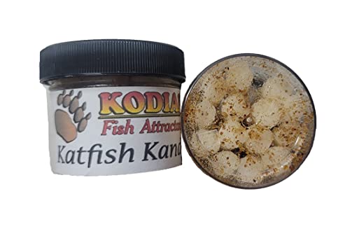 Kodiak Fish Attractants Katfish Kandy (Shrimp) - 14 Tubes per Jar - Catfish Attractant - Fishing Hook