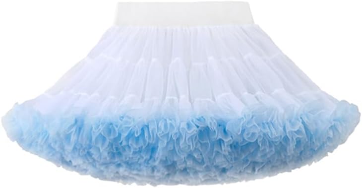 Mobbunny Women Sexy Layered Tutu Skirt Puffy Underskirt Tulle Petticoat Bustle Princess Ballet Dance Pettiskirts - Image 3