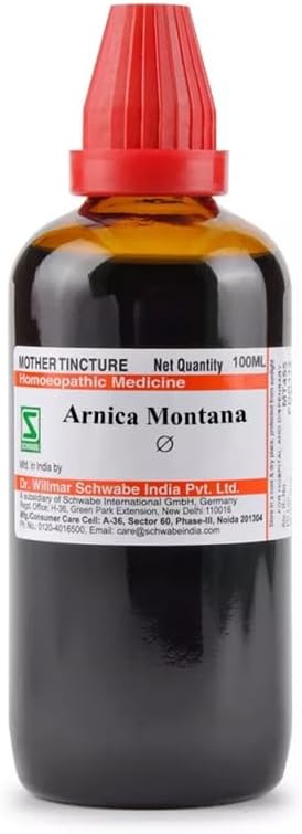 Willmar Schwabe India Tintura madre de árnica montana homeopática 1X (Q) (3.4 fl oz) - por Pharmazenix