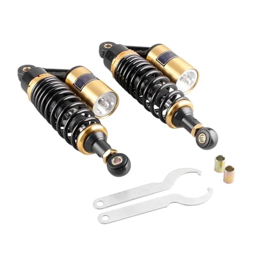 Amortisseur d'air universel de 280mm pour suspension arrière de moto et ATV - Lot de 2