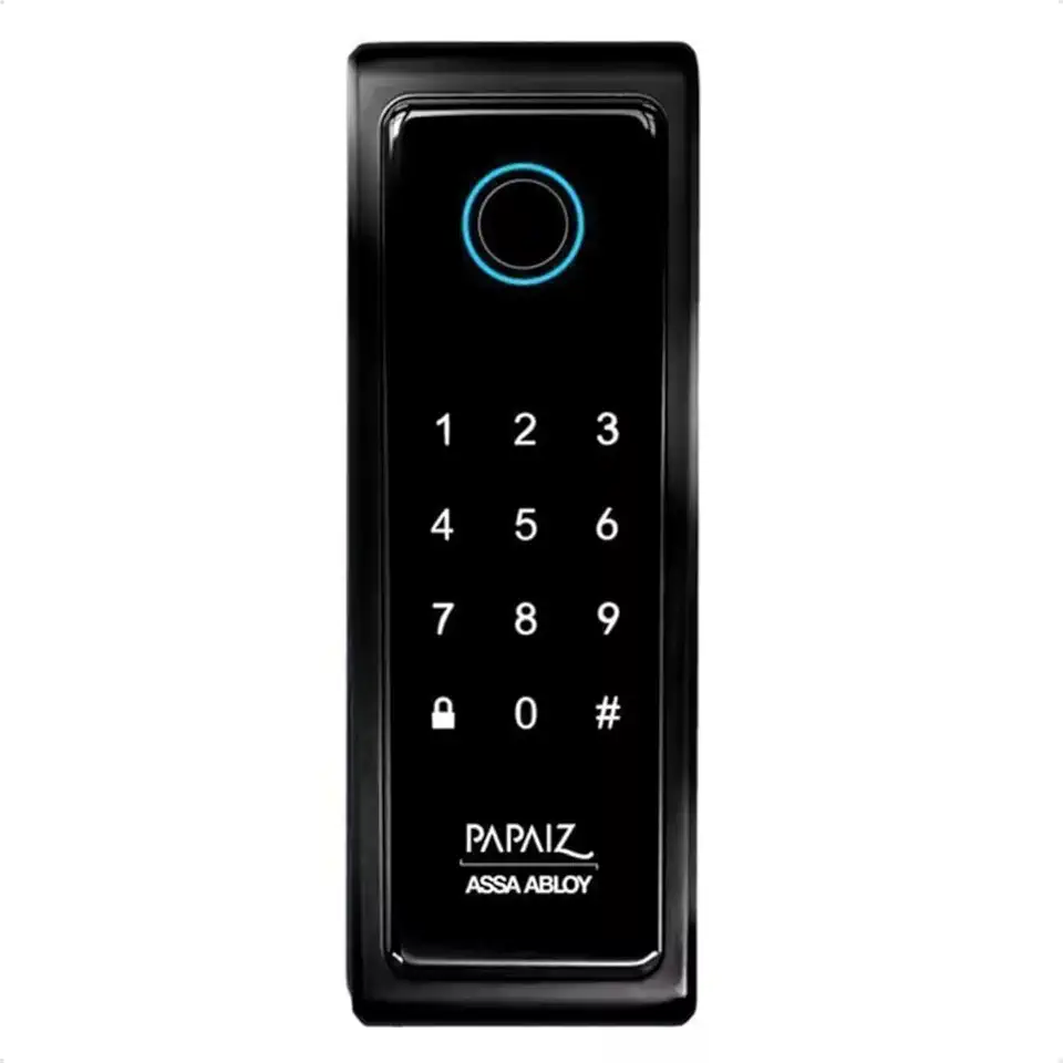Fechadura Digital Papaiz SL140, Biométrica, 50 Usuários, Senha 4-8 Díg