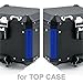 2pz ADESIVI RIFRANGENTI compatibili con Motorrad R 1200 1250 1150 F 800 650 F700 GS A R1200GS R1200 per Touratech Motorcycle Aluminium Panniers Top Case (blu)