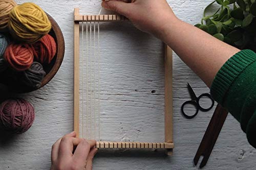 Weaving Thread - Cotton Thread Rug Yarn - Lap Loom warp Thread - Cricket Loom Weaving Shuttle - Hilo para tejer a Crochet (1 Yarn) - Thumbnail 5