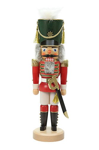 Nussknacker Nussknacker Gardesoldat lasiert - 44 cm - Original...