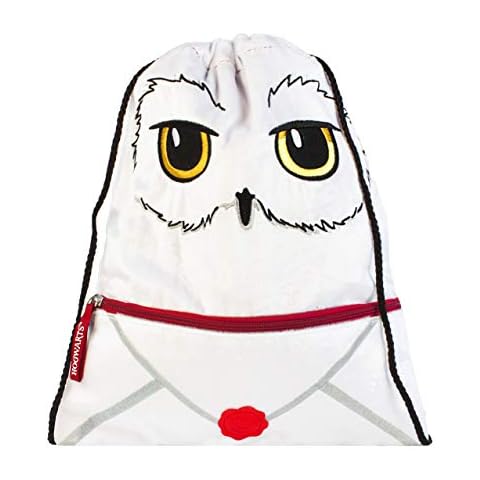 Harry Potter Hedwig Plush Drawstring Backpack Cover