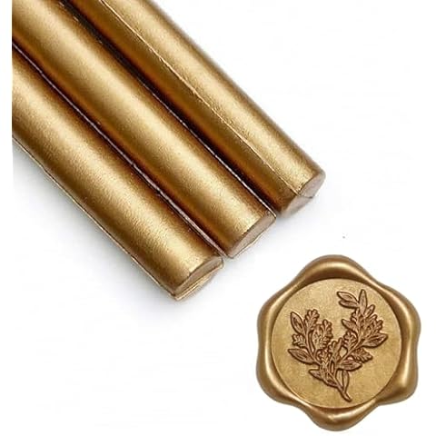 UNIQOOO Mailable Glue Gun Sealing Wax Sticks Cover