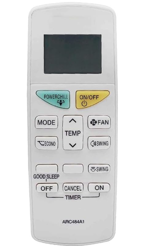 Image of TMQ Air Conditioner Remote Compatible with Daikin Split /Window AC Remote Control(AC-132 ARC484A1)