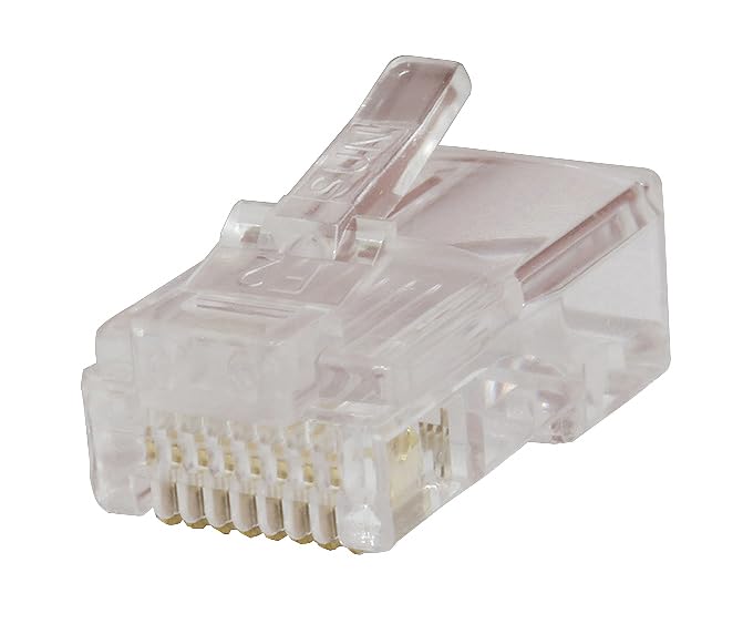 Amazon.co.jp: 貫通式モジュラープラグ CAT-5e(OPタイプ)25P | CAT5e