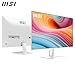 MSI PRO MP275W E2 27-inch IPS 1920 x 1080 (FHD) Gaming Office Monitor, 120Hz, Free-Sync, HDMI, DisplayPort, VGA Port, VESA Mountable, Tilt, Speaker, 4-Side Slim Bezel 1ms, White