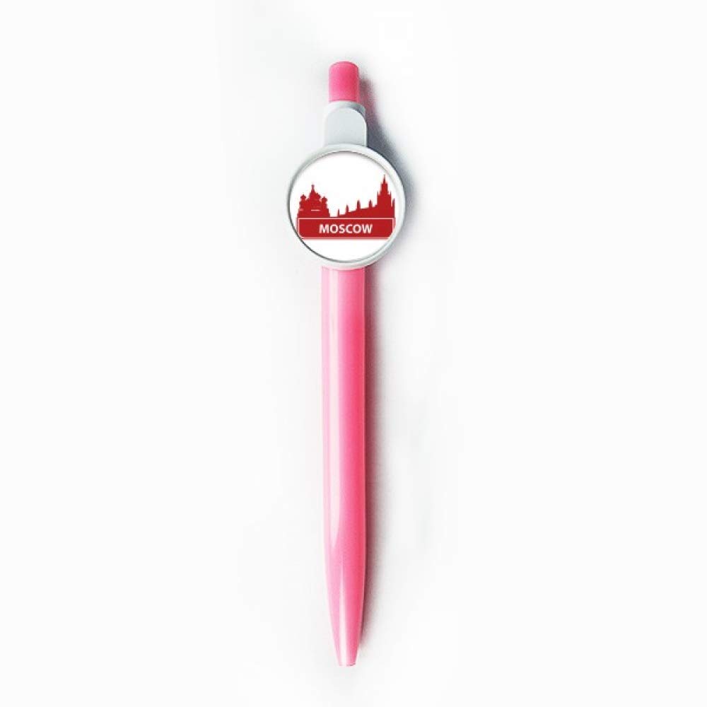 Stylo rétractable bleu Moscow Russia DIYthinker souvenir original