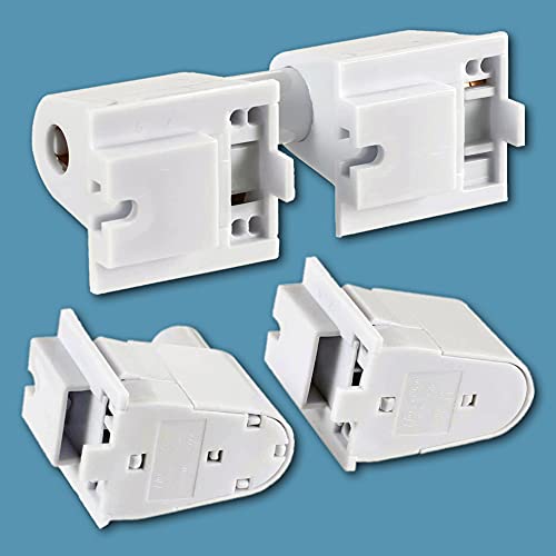Efaycrr (6 Pairs) Tombstone Base Holder Socket Connector With T8 T10 T12 Single Pin Fa8 8Ft Led Bulb Light Replacement Fluorescent Plunger Lampholder #TOP5