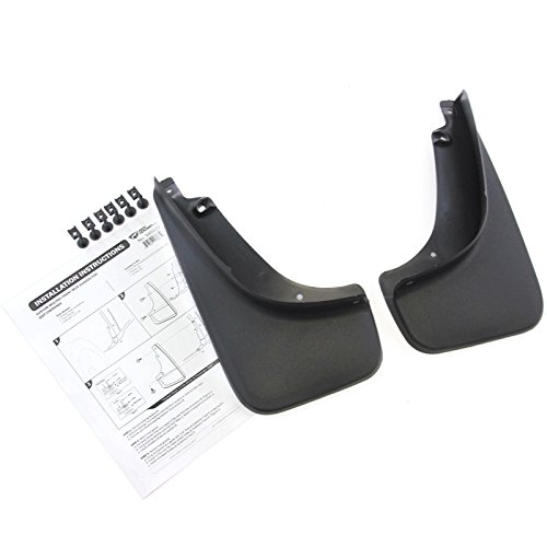 Red Hound Auto Custom Molded Front Mud Flaps Compatible With Jeep 2014-2020 Cherokee Mud Guards Splash Protectors 2Pc Set #TOP6