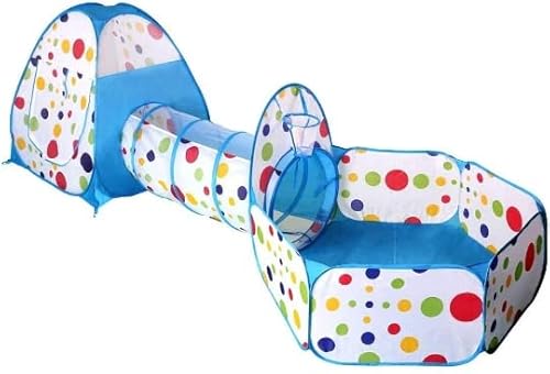 Piggy Poo and Crew Interactive Pet Tunnel and Ball Pit | Fun Pet Playhouse | Includes 50 Balls | Collapsible Design | Indoor/Outdoor - for Dogs, Pigs, Cats, Rabbits, and Other Small Animals