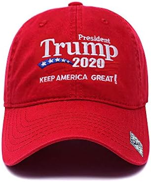 Trump 2020 Keep America Great Campaign Embroidered US Hat Baseball Cotton Cap