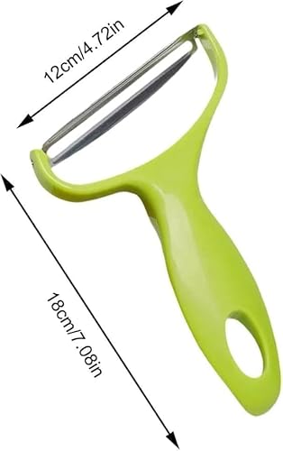 Green Cabbage Shredder,Vegetable Cutter Cabbage Slicer,Stainless Steel Fruit Vegetable Potato Peeler Cabbage Graters Kitchen Must Have for Home Restaurants Graters,Peeling,Grating and Slicing Tools - Image 2