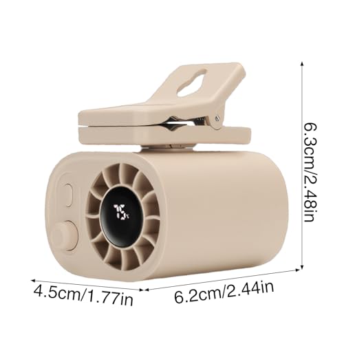 Ventilador de cintura portátil para refrescar tus picnics y días de playa en verano 6