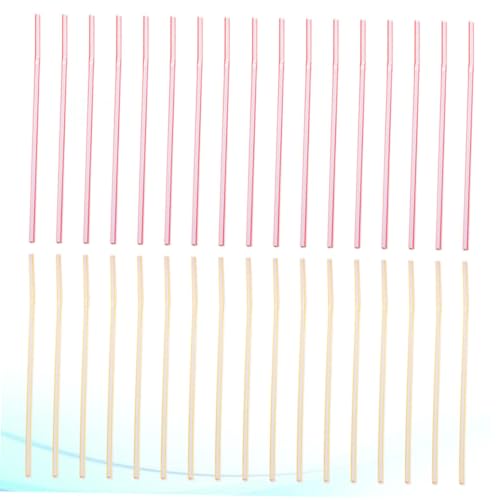DOITOOL 600 pitillos flexibles descartables de plástico miniatura 4