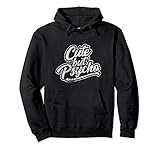 Cute But Psycho Distressed Sports Logo Pullover Hoodie