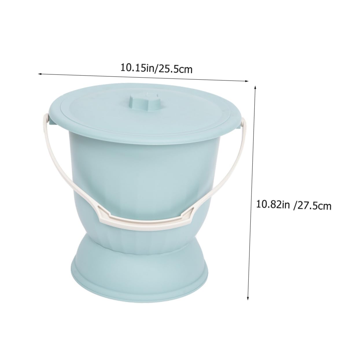 FOMIYES Portable Urinal Pan for Home Use Plastic Chamber Pot Handle Non-Slip Thick Material Odor Design