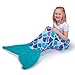 Fin Fun Mermaid Tail Blanket - Cuddle Tails, Adult & Teen Size, Aqua Dream, Birthday