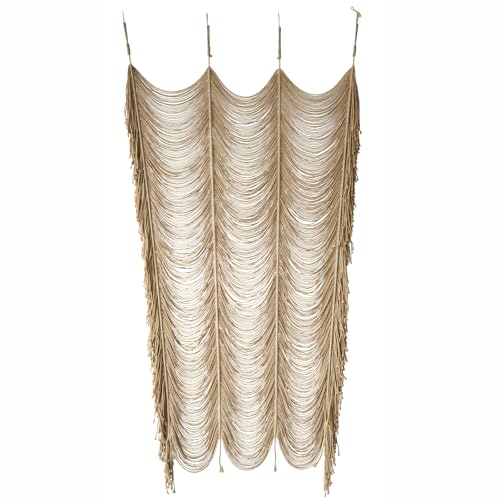 Macrame Curtain Boho Curtain Doorway Window Wall Decor Fiber Yarn