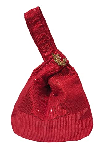 Image of Signature Potli Bag for Women - Sequin Knot Detail | Wedding & Cocktail Festive Statement Ethnic Handbag