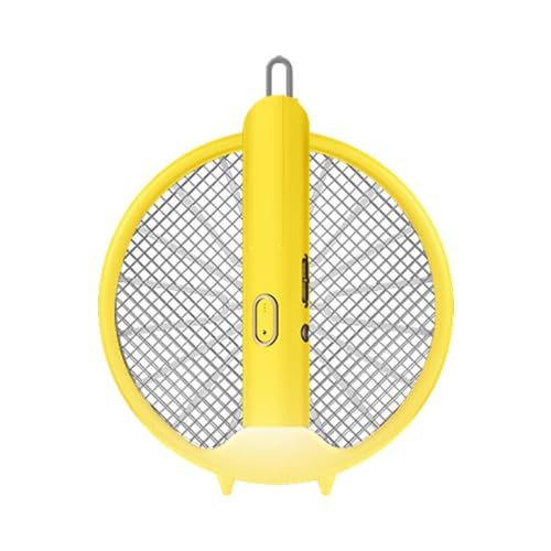 Raqueta matamoscas eléctrica recargable por USB - Exterminador de moscas plegable de 3000 voltios, raqueta eléctrica portátil | Matar moscas dispositivo de control de moscas al aire libre interior, us
