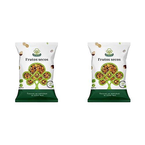 EL NOGAL Frutos Secos Cóctel de Frutos Secos Variados Bolsa, 1000 G (Paquete de 2)