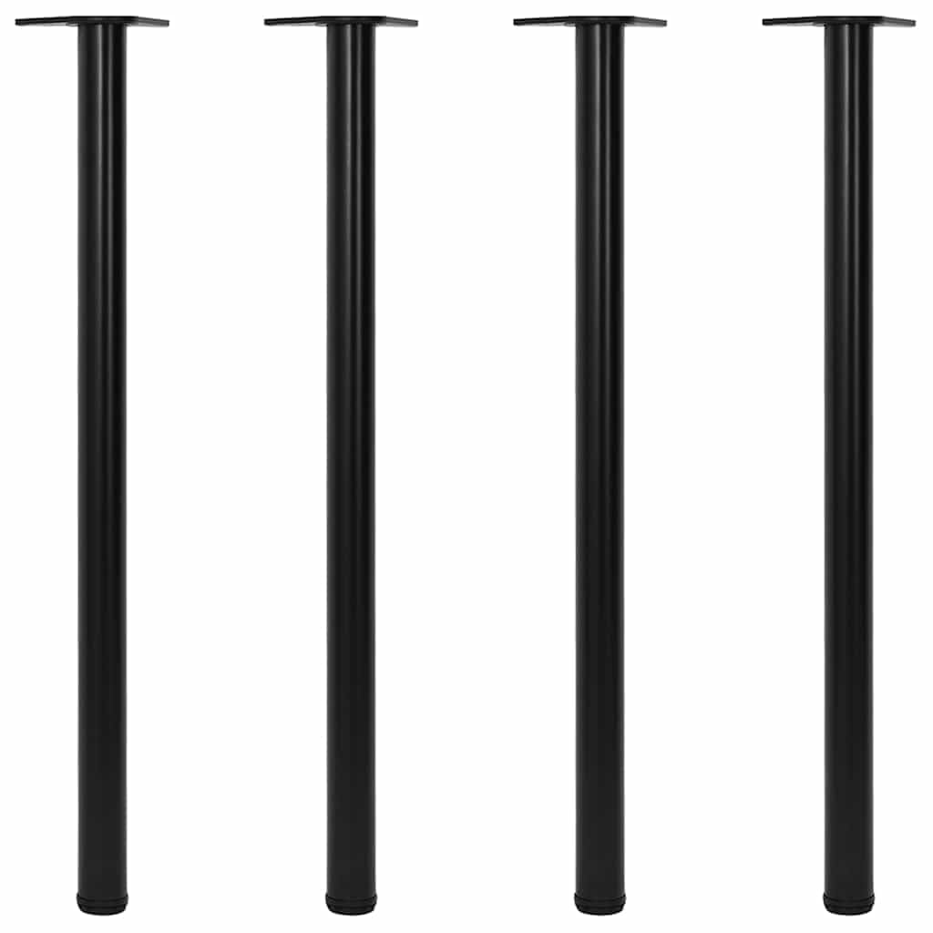Juego de 4 patas de mesa con patas roscadas ajustables, patas de repuesto resistentes para mostradores y mesas, altura regulable para nivelación del suelo, fácil montaje