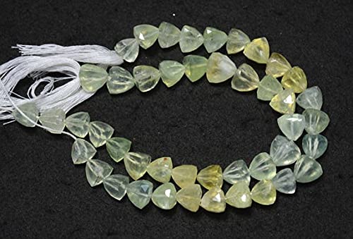 Perles en préhnite taillée en pyramide LKBEADS de haute qualité pour bijoux fins