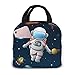 Damska torba na lunch Bento Chłodnia Torba Astronauta Gorące śniadanie Pudełko na jedzenie Przenośna wycieczka piknikowa Piknik Szkolny (Color : 4, Size : Option 1)