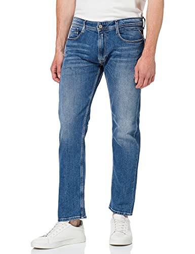Preisvergleich Produktbild Replay Herren Rocco Jeans, 009 MEDIUM Blue, 31 W / 32 L