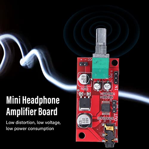 Módulo Amplificador de Mini Fones de Ouvido, Placa de Pré amplificador de Fone de Ouvido de Interfac