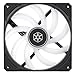 Silverstone Technology - Air Slimmer 140 ARGB, Enhanced 140mm Slim Fan with Full-Range PWM and ARGB Lighting Effects SST-AS140B-ARGB