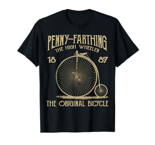 Penny Farthing Bike Retro Vintage Bicycle T-Shirt T-Shirt