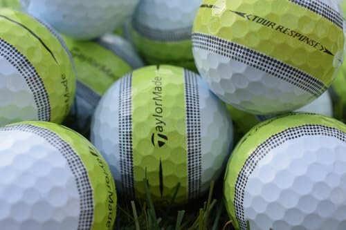 Glorious Golfers Recycled Tour Response Stripes - Yellow