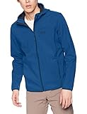 siam thai blue point katze sehr atmungsaktiv Jack Wolfskin Herren Northern Point Winddichte Softshelljacke, Indigo Blue, S
