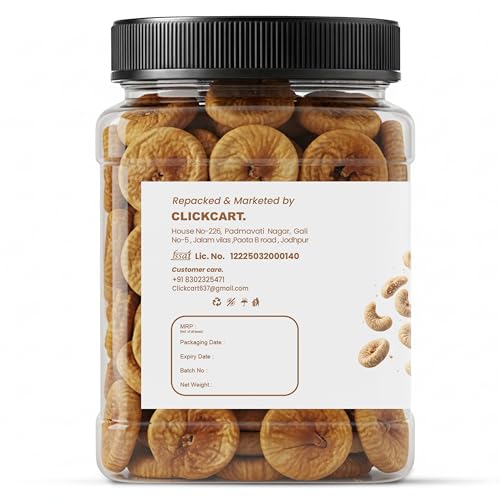 Image of Avogro Premium Anjeer 250Gram | Soft, Juicy and Naturally Dried Figs Dry Fruit | No Added Sugar | Healthy Snack Rich Source Of Fiber | Low in Fat | Jar Pack For Gift