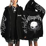  NCTCITY Zippé Sweat à Capuche Cardigan Manteau Hoodie E-Girl Y2K Gothique Harajuku Loisir Sweatshirts Stray Kids Dominate World Tour BangChan Lee Know Changbin Hyunjin Han Felix Seungmin I.N