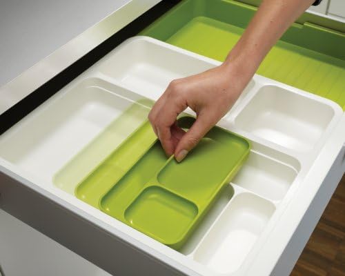 Joseph Joseph Drawer Store Drawer Tidy - White/ Green