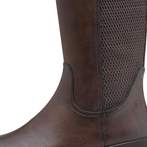 Tamaris Damen Stiefel Leder braun 37 – Ansicht 4