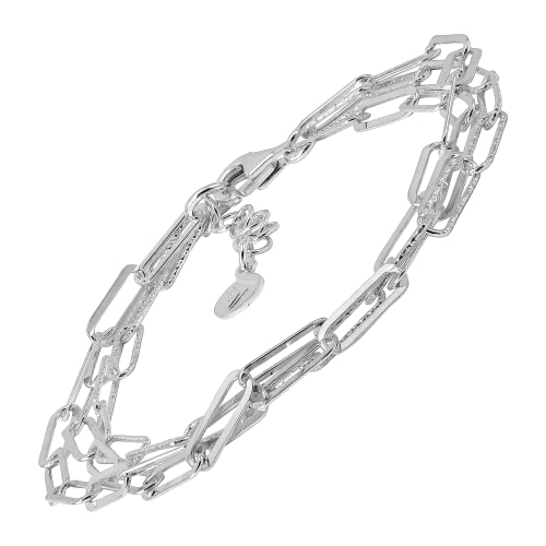Silpada 'Graffetta' Chain Bracelet In Sterling Silver, 7" + 1" #TOP12