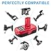 Powilling 2Pack 4.0Ah Replacement for Craftsman 19.2 Volt Lithium Battery C3 XCP 130279005 1323903 130211004 11045 with Craftsman 19.2 Volt Battery Charger