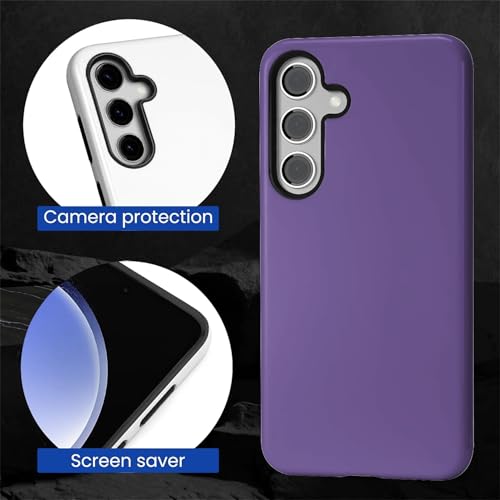 Coque Samsung S24 Plus HL2 protection rigide silicone violet antichoc