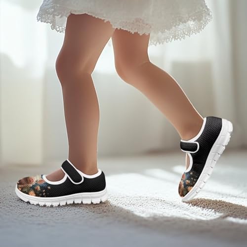 Coloranimal Mary Jane Shoes Girls Dress Shoes Single Buckle Girls' Flats Uniform Shoes Casual Princess Shoes with Anti Skid Sole3