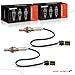 A-Premium O2 Oxygen Sensor Compatible with BMW 323i 325i 328i 330i 525i 528i 530i 540i 740i 840Ci 850Ci X3 X5 Z3 Z4 Z8 M5 & Land Rover Range Rover, 2-PC Set, Replace# 11781742050, 0258003477