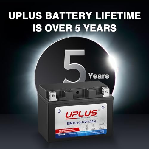 Image of YTZ14S Motorcycle Battery EBZ14-4-2 UPLUS 210CCA Scooter Battery Maintenance Free - Sealed AGM CUB Replace for CADET 490-280-F017 Battery ZT1 ZT2 ZTS1 ZTS2 ZTX4 ZTX5 ZTX6 725P17335