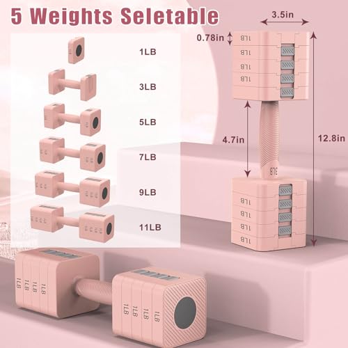 Set of 2 Adjustable Dumbbells 50lbs