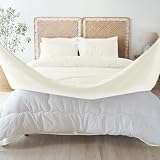 【デイリーコレクション】U字ファスナー 綿100% 掛け布団カバー (セミダブル幅170cm) キナリ U07 Cotton100％ 綿 掛ふとんカバー 交換が楽しくなる かけ布団カバー コットン100 コットン 無地 洗濯OK スナップボタン 【ベッドアンドマットレス】