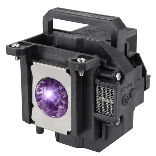 Aimdio Ampoule Lampe de Vidéoprojecteur pour EPSON ELPLP53 EB-1830 EB-1900 EB-1910 EB-1915 EB-1920W EB-1925W H314B H313A H314A H315B H316C H326B H341A VS400...